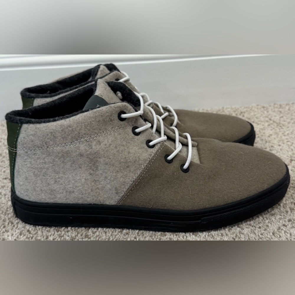 Baabuk Sky Wooler Temperature Regulating Natural Wool High-Top Sneaker Shoes